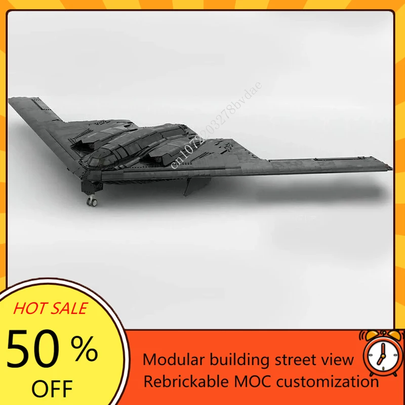 6790PCS MOC Modern Military Warfare Series B-2 Stealth Bomber Fighter Plane Model Custom Puzzle Technology Assembly Toys Gifts
6790PCS MOC Modern Military Warfare Series B-2 Stealth Bomber Fighter Plane Model Custom Puzzle Technology Assembly Toys Gifts
