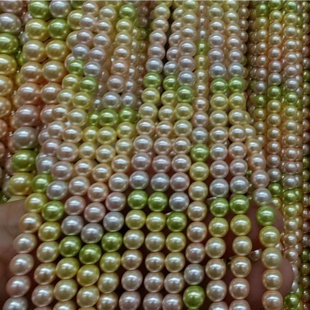 Wholesale Beautiful Fresh Color Pearl Beads for Jewelry Making Diy Parts Necklace Bracelet Earrings Jewelry Clothing Decoration
Wholesale Beautiful Fresh Color Pearl Beads for Jewelry Making Diy Parts Necklace Bracelet Earrings Jewelry Clothing Decoration