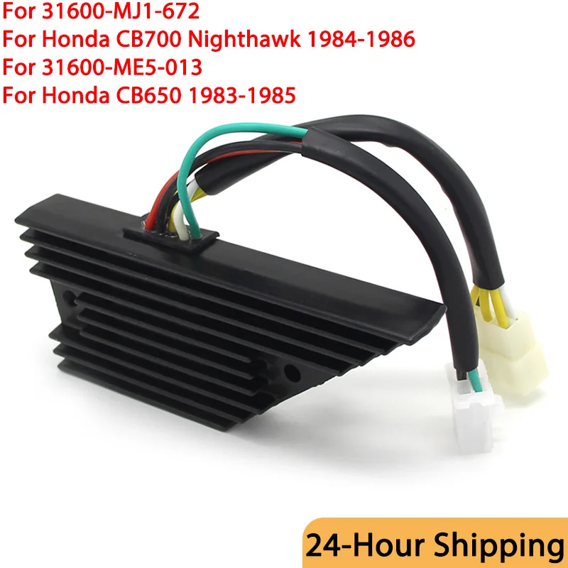 Voltage Rectifier For Honda CB650 CB 650 1983 1984 1985 CB700 CB 700 Nighthawk 1984 1985 1986 31600-MJ1-672 Motorcycle Regulator
Voltage Rectifier For Honda CB650 CB 650 1983 1984 1985 CB700 CB 700 Nighthawk 1984 1985 1986 31600-MJ1-672 Motorcycle Regulator