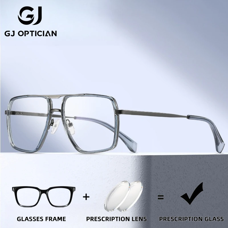 GJ OPTICIAN NewUltra Light Aluminum Magnesium Alloy Anti Blue Light Glasses Simple Anti Blue Light Prescription Myopia Glasses
GJ OPTICIAN NewUltra Light Aluminum Magnesium Alloy Anti Blue Light Glasses Simple Anti Blue Light Prescription Myopia Glasses