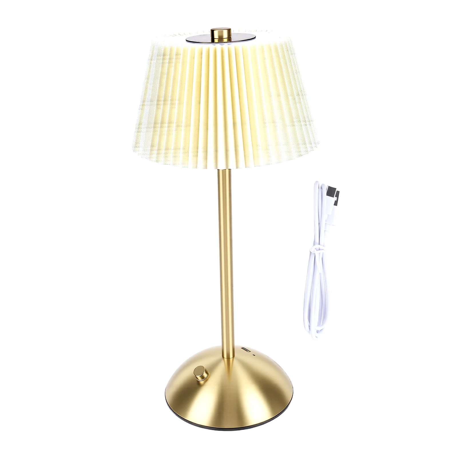 Pleated Table Lamp Cordless Touch Control Switch 1200mAh Rechargeable Battery Operated Nightstand Lamp for Bedroom Living
Pleated Table Lamp Cordless Touch Control Switch 1200mAh Rechargeable Battery Operated Nightstand Lamp for Bedroom Living