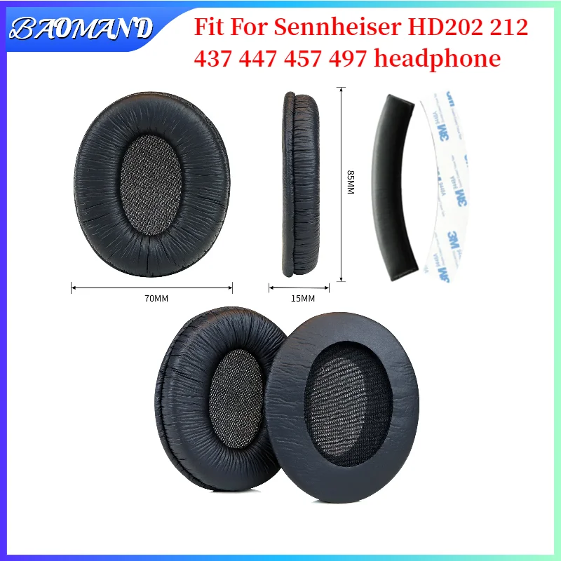 Ear pads for Sennheiser HD202 212 437 447 457 497 Headphones Replacement Earmuffs Ear pillows headband pads
Ear pads for Sennheiser HD202 212 437 447 457 497 Headphones Replacement Earmuffs Ear pillows headband pads