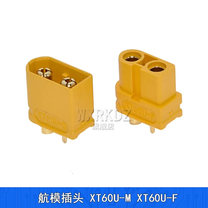 RC LiPo Battery Plug Connector XT60U-F XT60U-M Male and Female Gold-Plated Pair Socket Test Terminals 
RC LiPo Battery Plug Connector XT60U-F XT60U-M Male and Female Gold-Plated Pair Socket Test Terminals