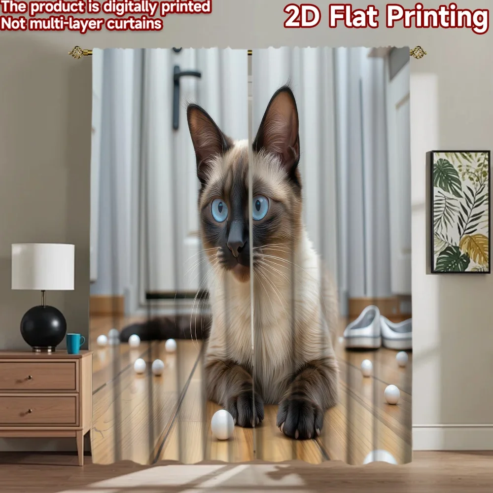 1pc 2D flat Photography Backdrop Party Backdrop Blue-Eyed Cat on Floor 100% Polyester Family Party Decoration Perfect for
1pc 2D flat Photography Backdrop Party Backdrop Blue-Eyed Cat on Floor 100% Polyester Family Party Decoration Perfect for