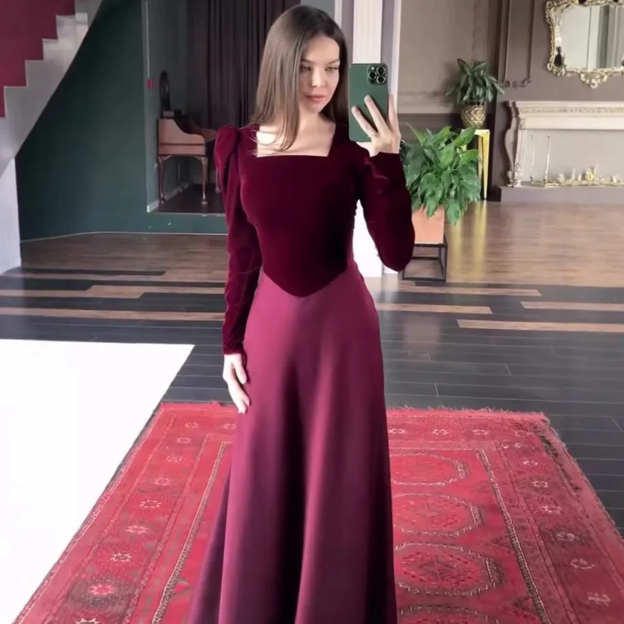 Elegant Vintage Dress Long Sleeve Maxi Dress Spring Summer Women Fashion Dresses Overall Jumpsuit Playsuit
Elegant Vintage Dress Long Sleeve Maxi Dress Spring Summer Women Fashion Dresses Overall Jumpsuit Playsuit