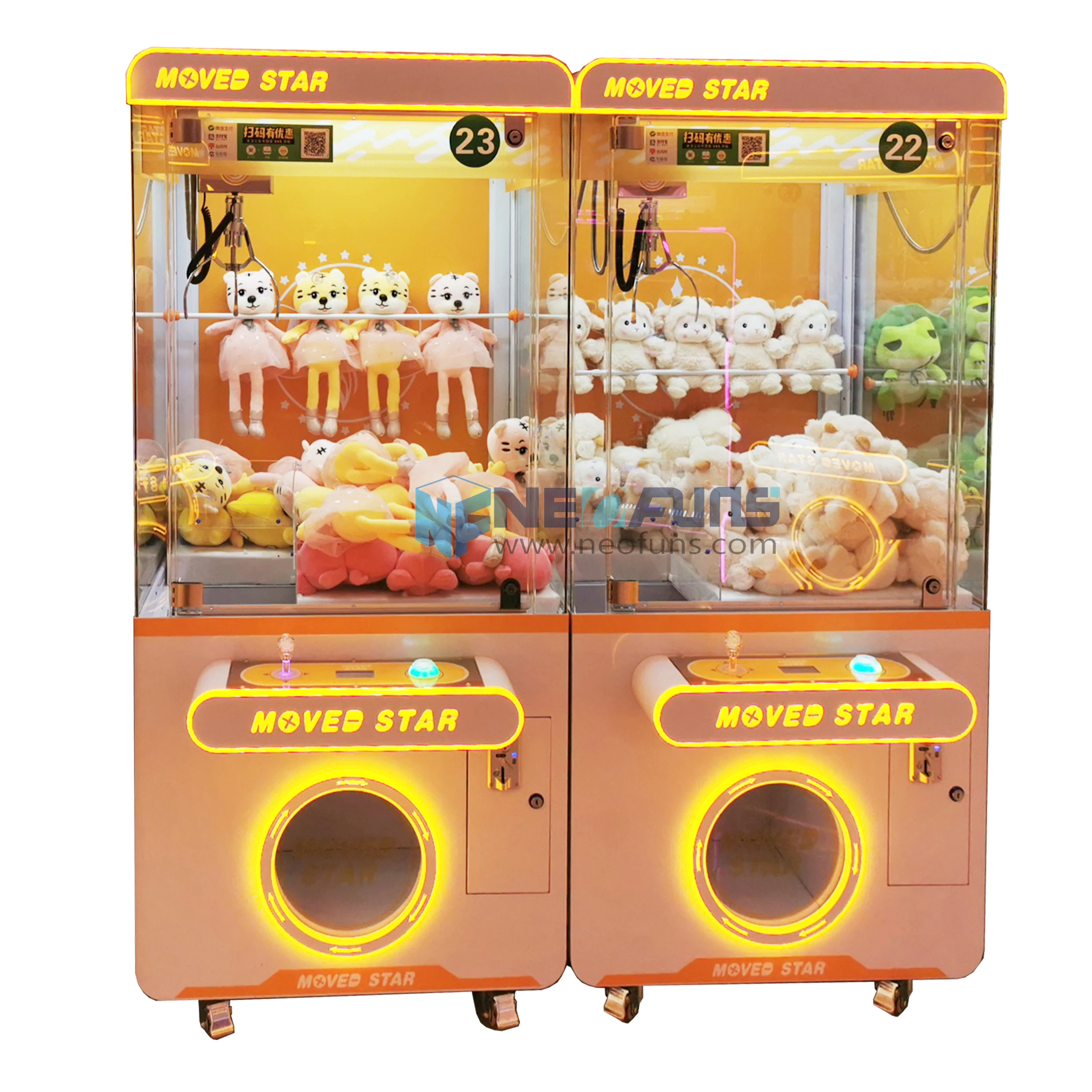 Most Popular Arcade Coin Operated Games Toy Plush Claw Crane Machine With Bill Acceptor
Most Popular Arcade Coin Operated Games Toy Plush Claw Crane Machine With Bill Acceptor