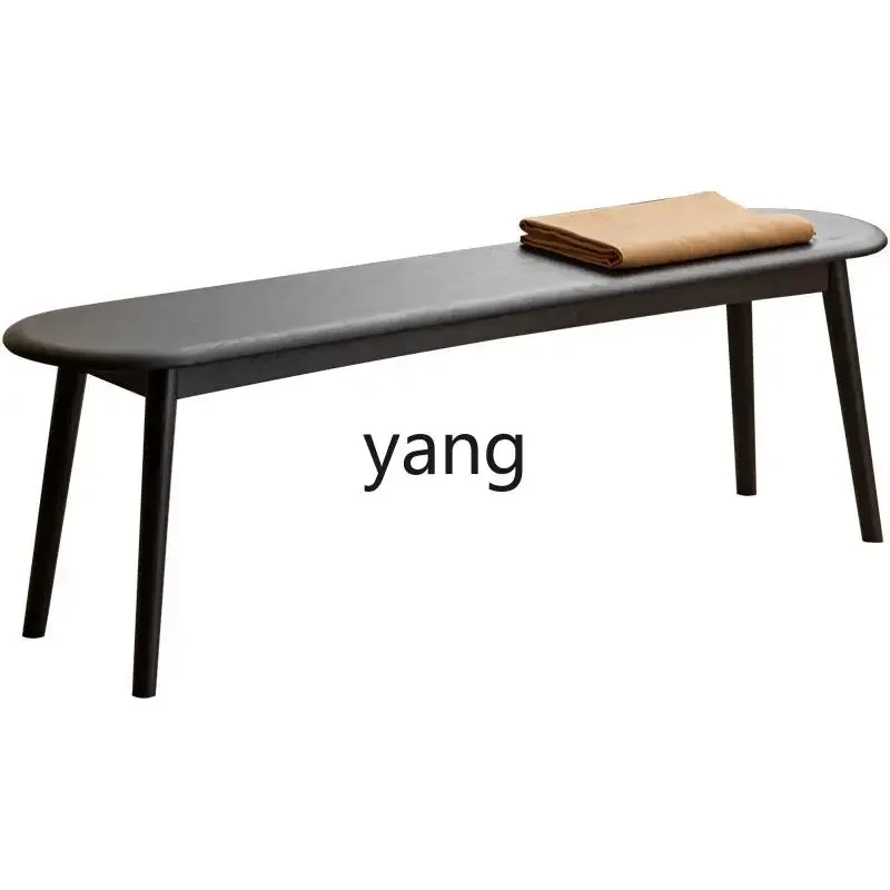 LTT solid wood bench dining chair oak retro black home shoe changing stool
LTT solid wood bench dining chair oak retro black home shoe changing stool