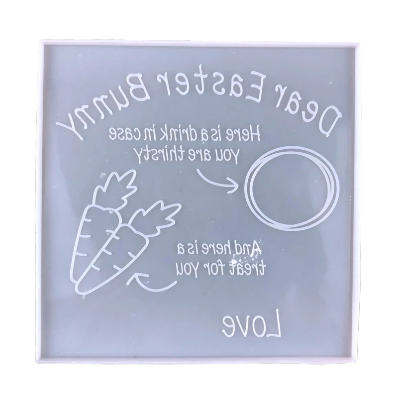 Crystal Tray Epoxy Resin Mold Rectangle Serving Plate Silicone Mould DIY Crafts Home Decorations Casting Tools
Crystal Tray Epoxy Resin Mold Rectangle Serving Plate Silicone Mould DIY Crafts Home Decorations Casting Tools