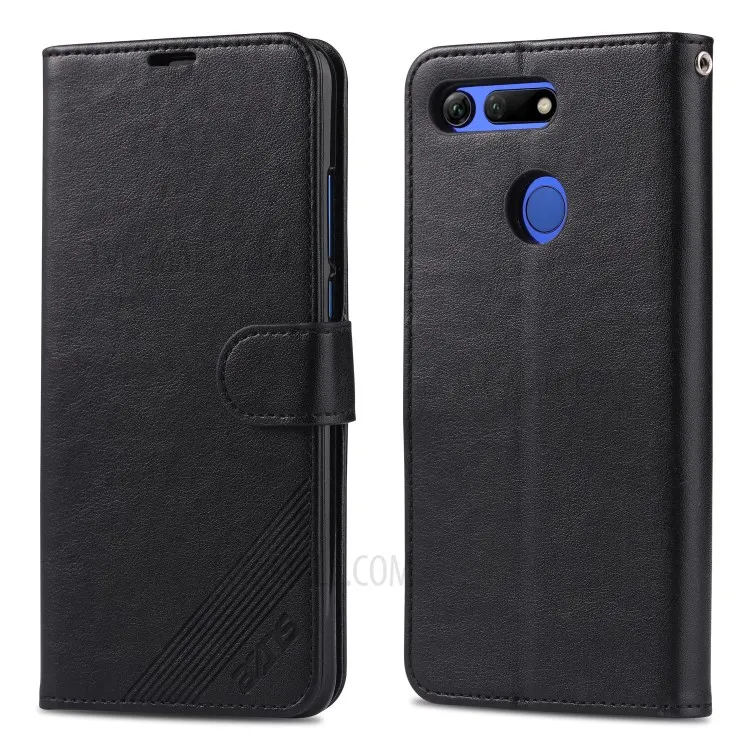 AZNS PU Leather Wallet Stand Mobile Phone Case for Huawei Honor View 20/V20 - Black
AZNS PU Leather Wallet Stand Mobile Phone Case for Huawei Honor View 20/V20 - Black