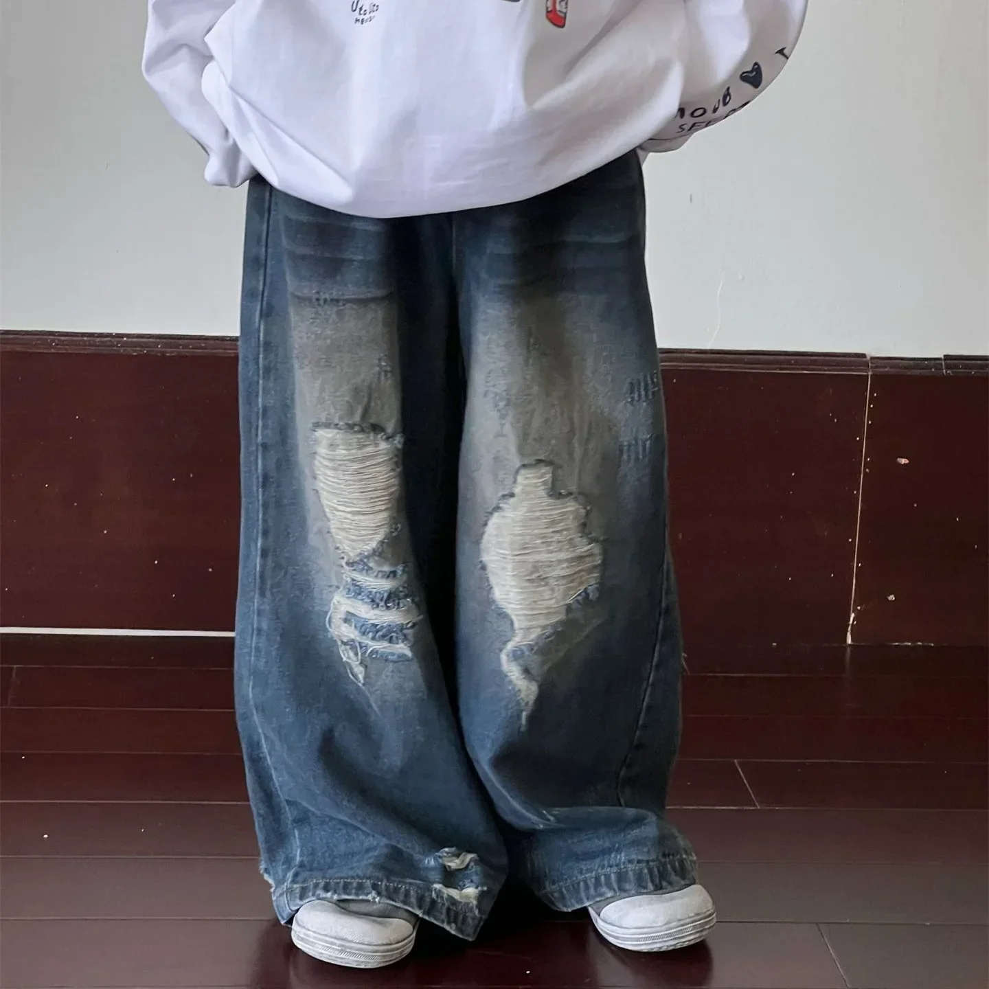 2024 Autumn Korean Version New Retro Distressed Jeans for 7-14 YChildren girls winter clothes pants jeans
2024 Autumn Korean Version New Retro Distressed Jeans for 7-14 YChildren girls winter clothes pants jeans