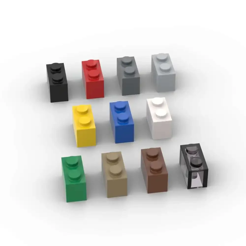 10 pieces 3004 1x2Moc building blocks, 3065 high-tech house castle bricks, educational particle puzzle toys, birthday gift
10 pieces 3004 1x2Moc building blocks, 3065 high-tech house castle bricks, educational particle puzzle toys, birthday gift