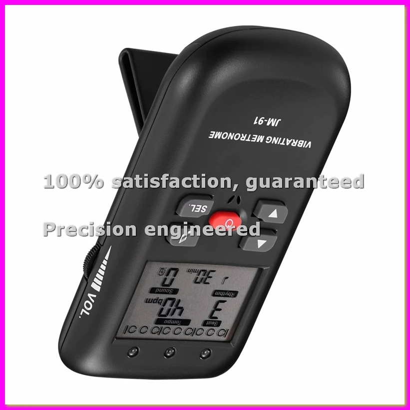 Vibrating Metronome Silent Beat Training W/ Male/Female Vocal Counts for Piano, Guitar, Drums & Ukulele Practice-ANKL
Vibrating Metronome Silent Beat Training W/ Male/Female Vocal Counts for Piano, Guitar, Drums & Ukulele Practice-ANKL