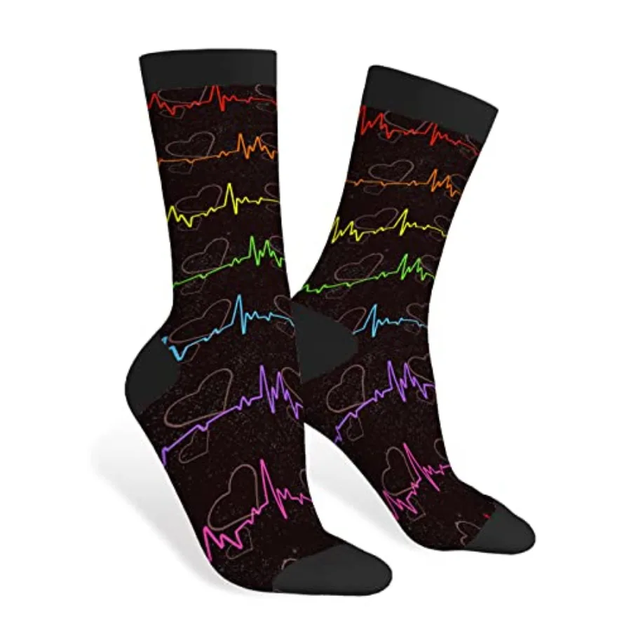 AOYEGO Funny Socks Health Curve Novelty Casual Crew Socks Contrast Color Design for Women Men Gift
AOYEGO Funny Socks Health Curve Novelty Casual Crew Socks Contrast Color Design for Women Men Gift