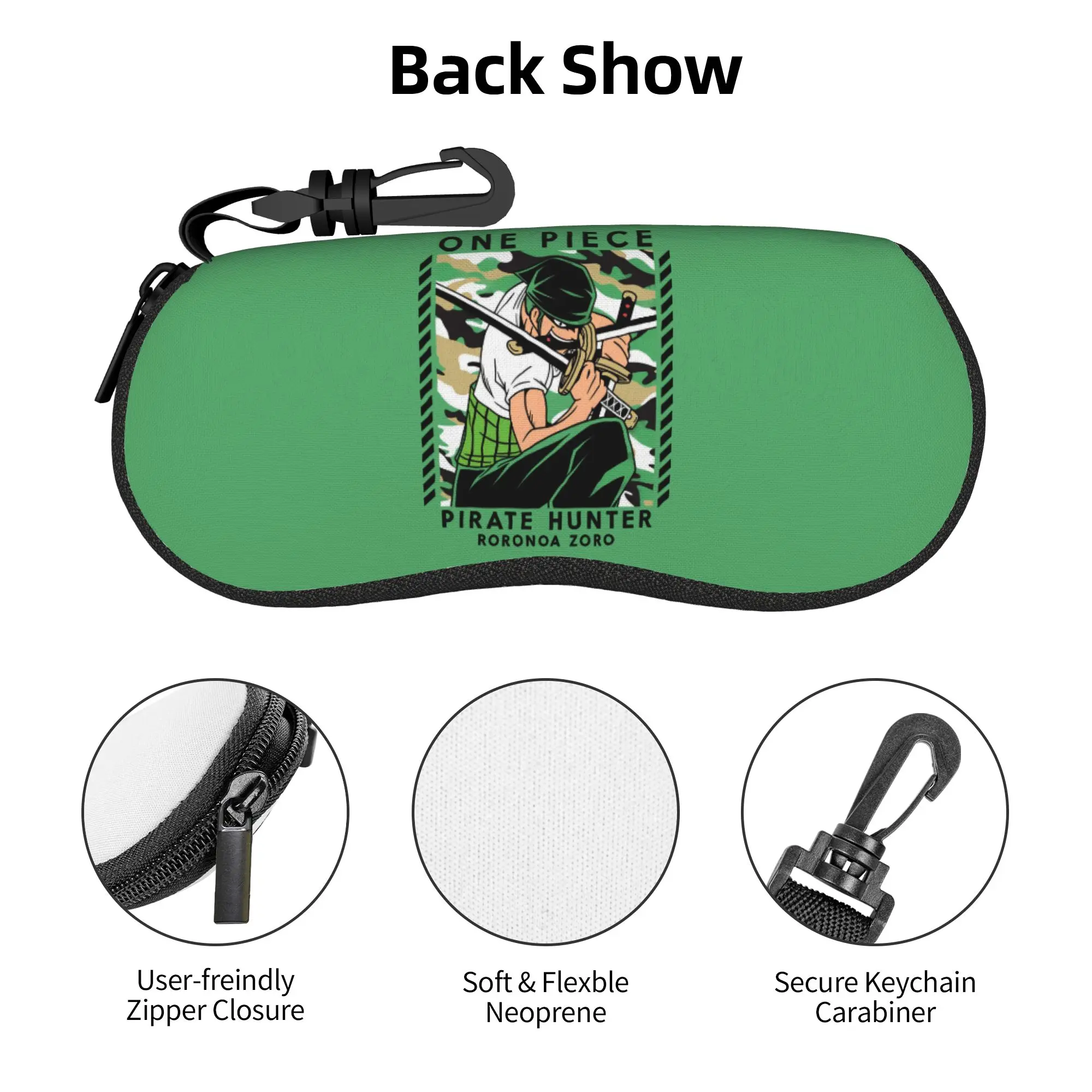 One Piece Roronoa Zoro Anime Shell Eyeglasses Protector Cases Men Women Sunglass Case Glasses Bag
One Piece Roronoa Zoro Anime Shell Eyeglasses Protector Cases Men Women Sunglass Case Glasses Bag