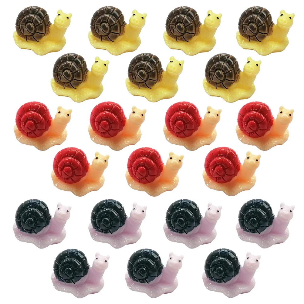 21 Pcs Resin Snail Statue Yellow Flowerpot Snail Ornaments Purple Red Decorations Micro Landscape Ornaments DIY Garden
21 Pcs Resin Snail Statue Yellow Flowerpot Snail Ornaments Purple Red Decorations Micro Landscape Ornaments DIY Garden