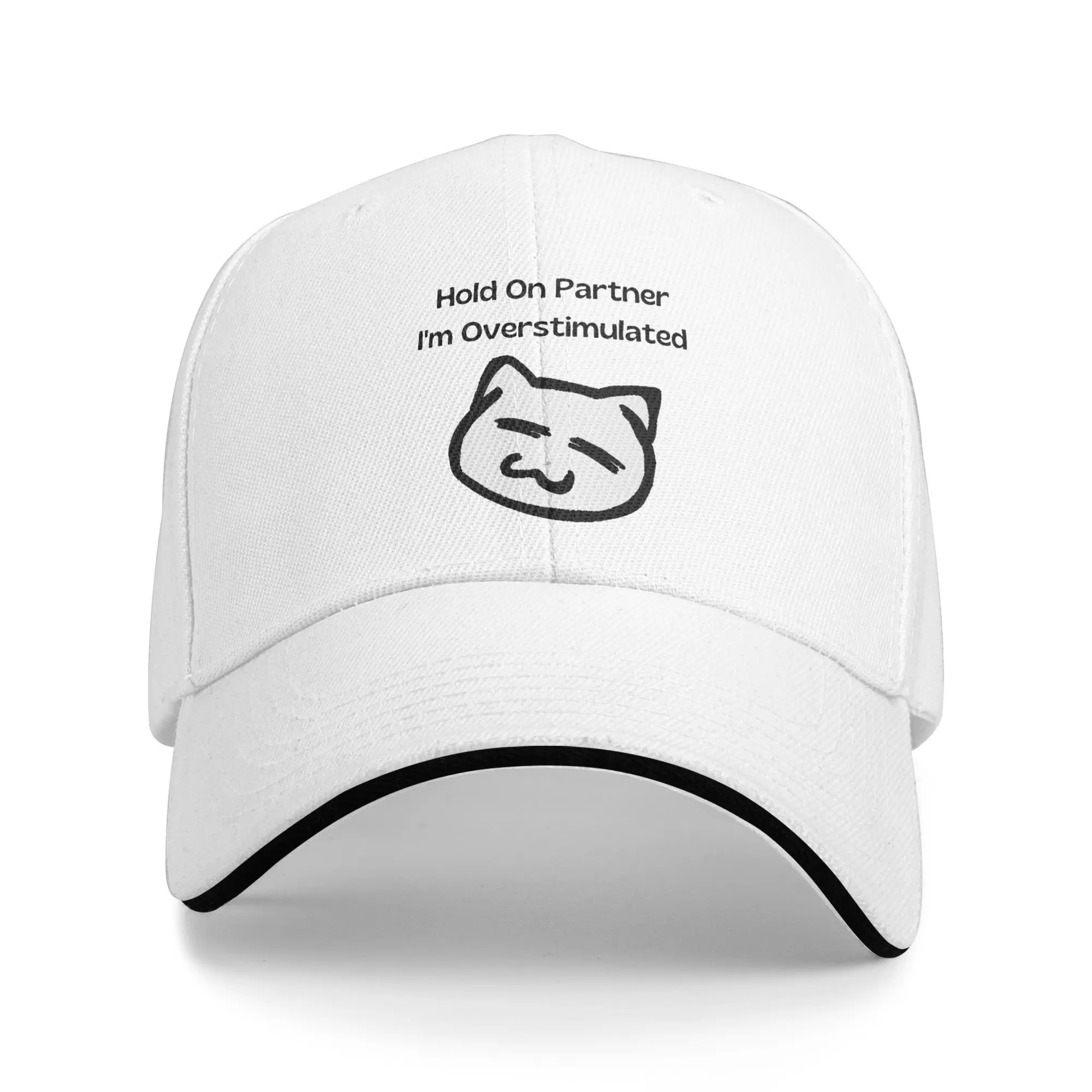 Бейсбольная кепка Hold On Partner I'm Overstimulated для спортзала на открытом воздухе, солнцезащитные шляпы в стиле хип-хоп для мужчин и женщин y2k, забавная кепка Snapback с индивидуальным логотипом
Бейсбольная кепка Hold On Partner I'm Overstimulated для спортзала на открытом воздухе, солнцезащитные шляпы в стиле хип-хоп для мужчин и женщин y2k, забавная кепка Snapback с индивидуальным логотипом