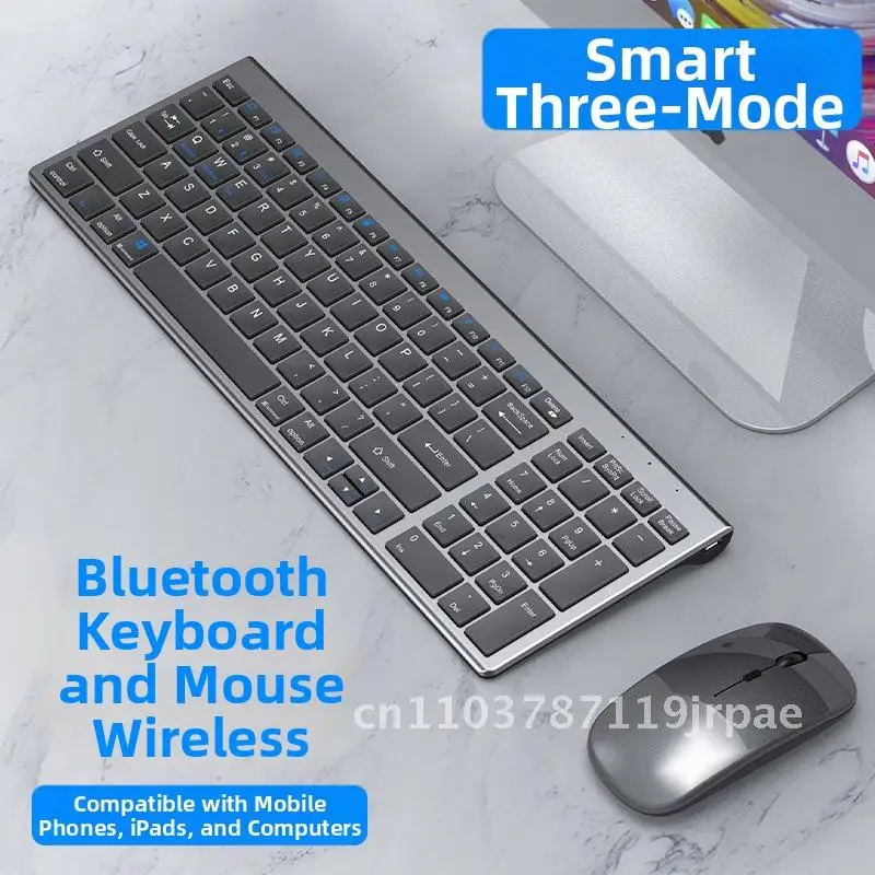 Ultra-Thin Wireless Bluetooth Keyboard And Mouse Set Rechargeable Silent Typing for Office Use Compatible with iPad
Ultra-Thin Wireless Bluetooth Keyboard And Mouse Set Rechargeable Silent Typing for Office Use Compatible with iPad