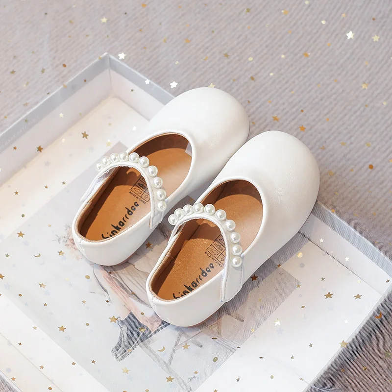 Flat Shoe Solid Colors Anti-slip Fashion Sweet Children Shoe Autumn Girl's Princess Shoes Pearl Shallow Hook-loop Sweet Kid's
Flat Shoe Solid Colors Anti-slip Fashion Sweet Children Shoe Autumn Girl's Princess Shoes Pearl Shallow Hook-loop Sweet Kid's