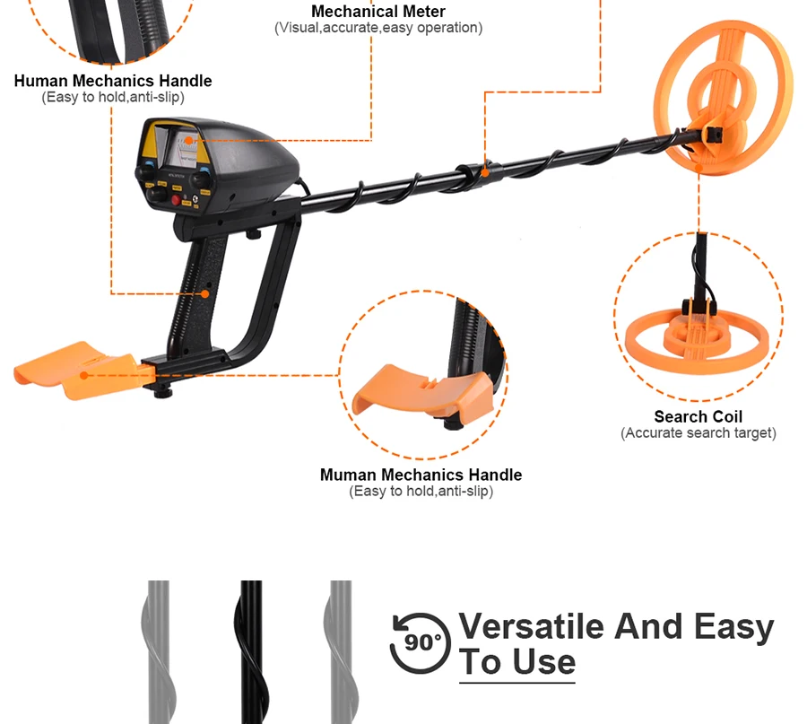 Tianxun MD-4080 High Sensitivity Metal Detector for Gold & Silver
Tianxun MD-4080 High Sensitivity Metal Detector for Gold & Silver