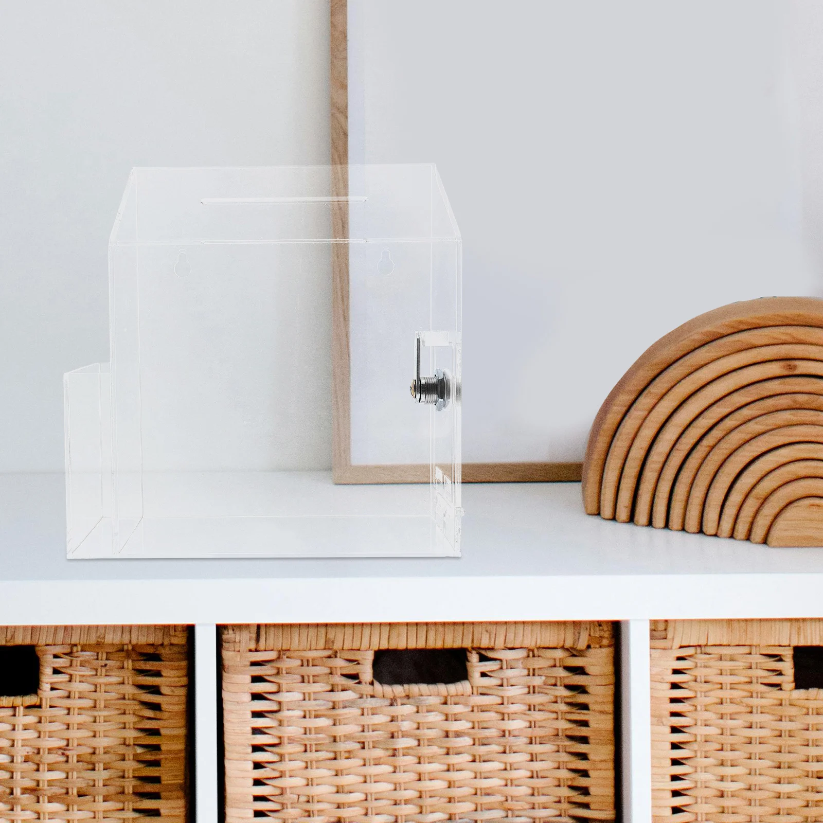 Acrylic Voting With Slot Lock Clear Donation Suggestion Collection Case For Office Charity School Fundraising Event Ballot
Acrylic Voting With Slot Lock Clear Donation Suggestion Collection Case For Office Charity School Fundraising Event Ballot