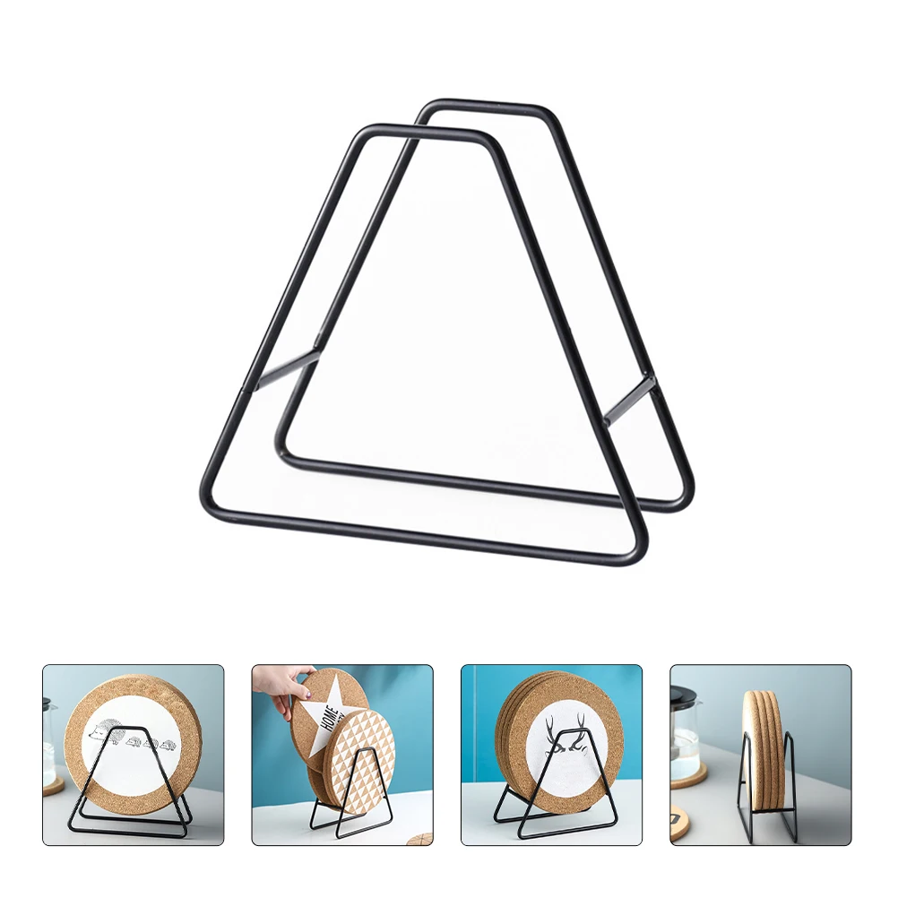 2pcs Coaster Storage Rack Iron Drink Organizer Cup Mat Holder Kitchen Triangle Durable Craftsmanship Household
2pcs Coaster Storage Rack Iron Drink Organizer Cup Mat Holder Kitchen Triangle Durable Craftsmanship Household
