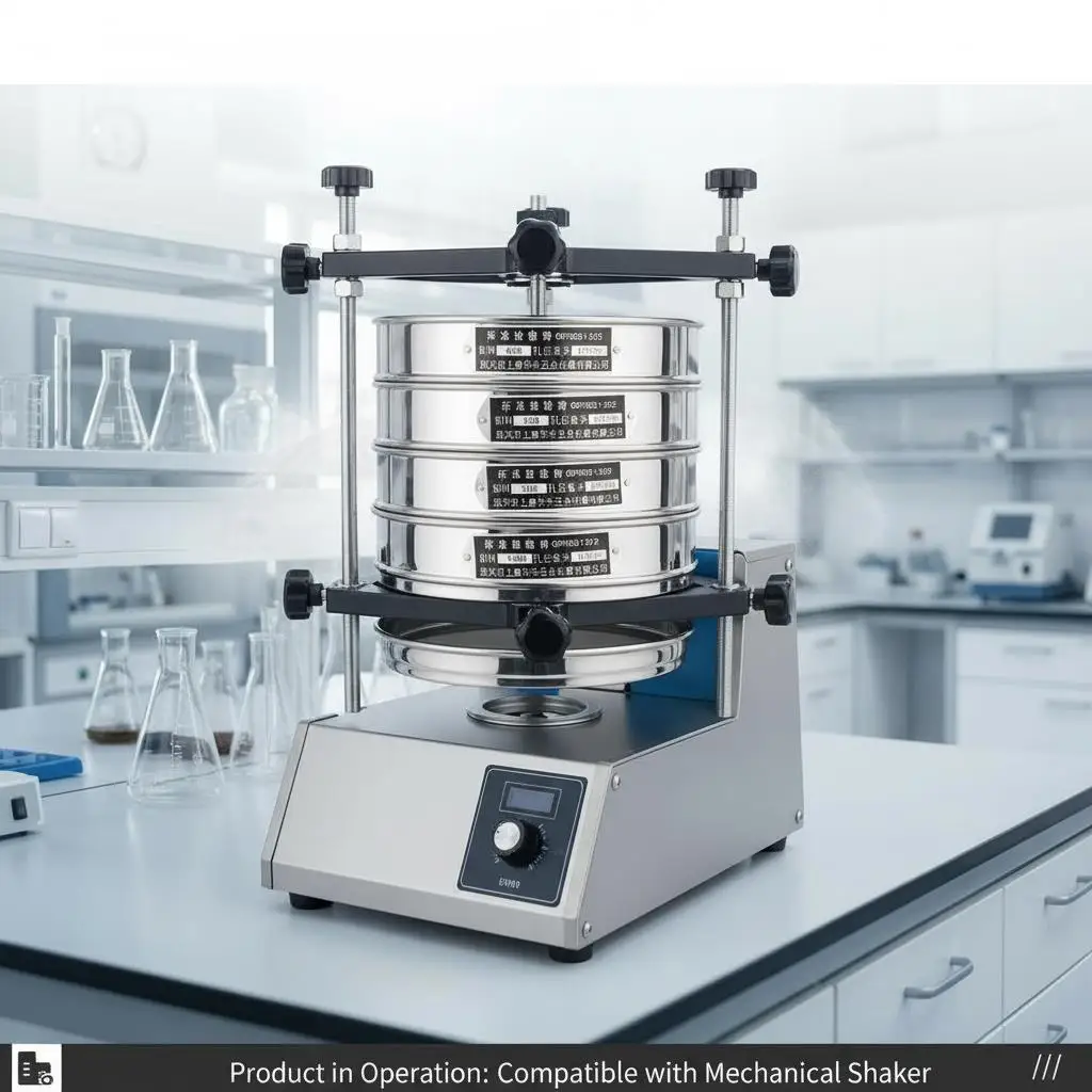 1pcs Labware 12-200 Mesh Stainless Steel Standard Test Sieve Dia 20cm Sampling Flour Sieve with Double-layer Punching Frame
1pcs Labware 12-200 Mesh Stainless Steel Standard Test Sieve Dia 20cm Sampling Flour Sieve with Double-layer Punching Frame