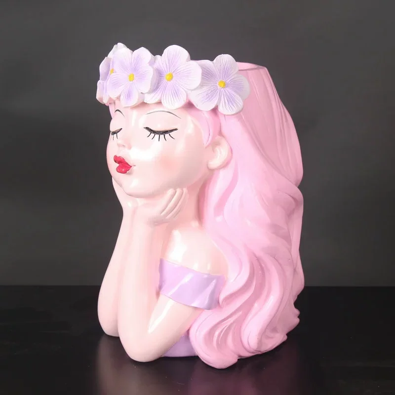 Girl Fairy Flower Utensils Creative Succulent Flower Pot Small Fresh Vase Living Room Dried Flowers Desktop Resin Ornament Gift
Girl Fairy Flower Utensils Creative Succulent Flower Pot Small Fresh Vase Living Room Dried Flowers Desktop Resin Ornament Gift