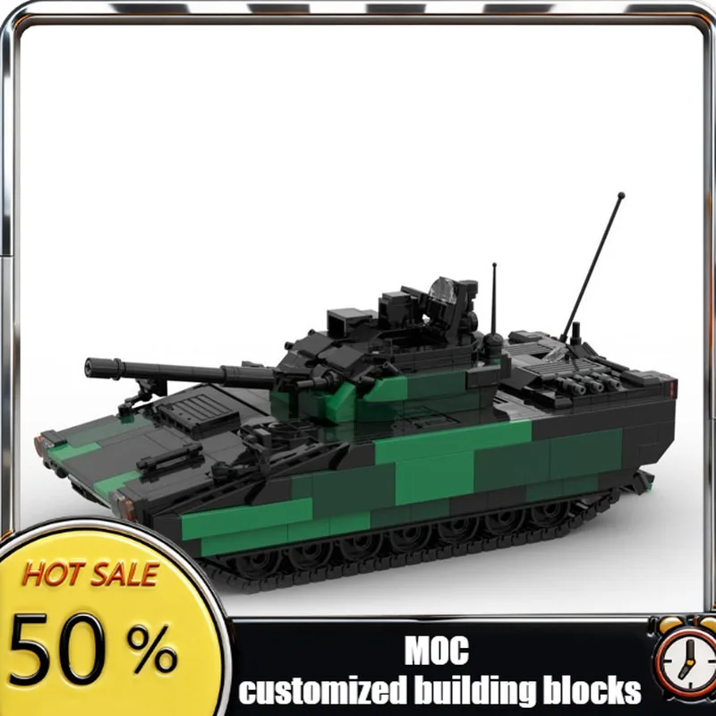 Набор для сборки боевого танка CV90 MK3 (1062 детали), модульный конструктор MOC, простые технологичные блоки, DIY-игрушка для сборки, подарок
Набор для сборки боевого танка CV90 MK3 (1062 детали), модульный конструктор MOC, простые технологичные блоки, DIY-игрушка для сборки, подарок