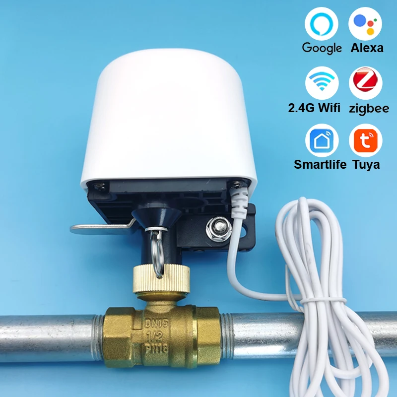Умный Wi-Fi клапан Tuya Zigbee для воды 1/2" 3/4" 1" с беспроводным управлением и таймером, совместимый с Alexa и Google Assistant
Умный Wi-Fi клапан Tuya Zigbee для воды 1/2" 3/4" 1" с беспроводным управлением и таймером, совместимый с Alexa и Google Assistant