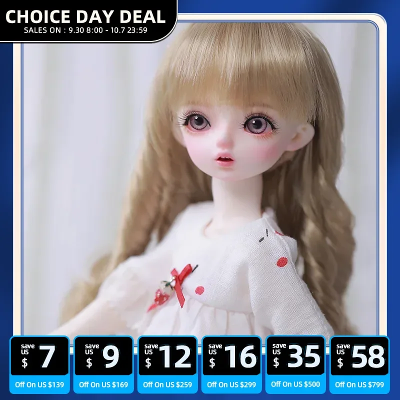 Shuga Fairy Umi BJD Doll 1/6 Girls Dolls for Girl YOSD Ball Jointed Doll Resin Toys for Kids Gift For Children
Shuga Fairy Umi BJD Doll 1/6 Girls Dolls for Girl YOSD Ball Jointed Doll Resin Toys for Kids Gift For Children