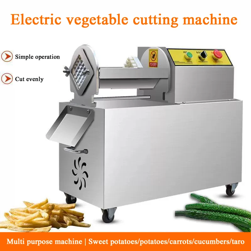 PBOBP Electric Potato Chip Cutter French Fries Cutting Machine with 3 Blades Commercial Vegetable Cutter 220V 110V 
PBOBP Electric Potato Chip Cutter French Fries Cutting Machine with 3 Blades Commercial Vegetable Cutter 220V 110V