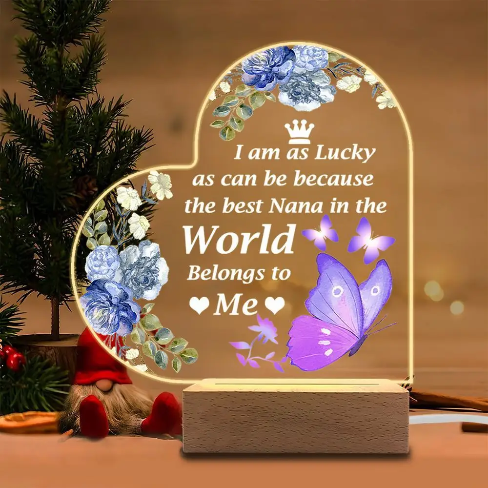 1PC Acrylic Luminous Ornament Photography Accessories, USB Base, Grandma Gift, Butterfly Figurines
1PC Acrylic Luminous Ornament Photography Accessories, USB Base, Grandma Gift, Butterfly Figurines