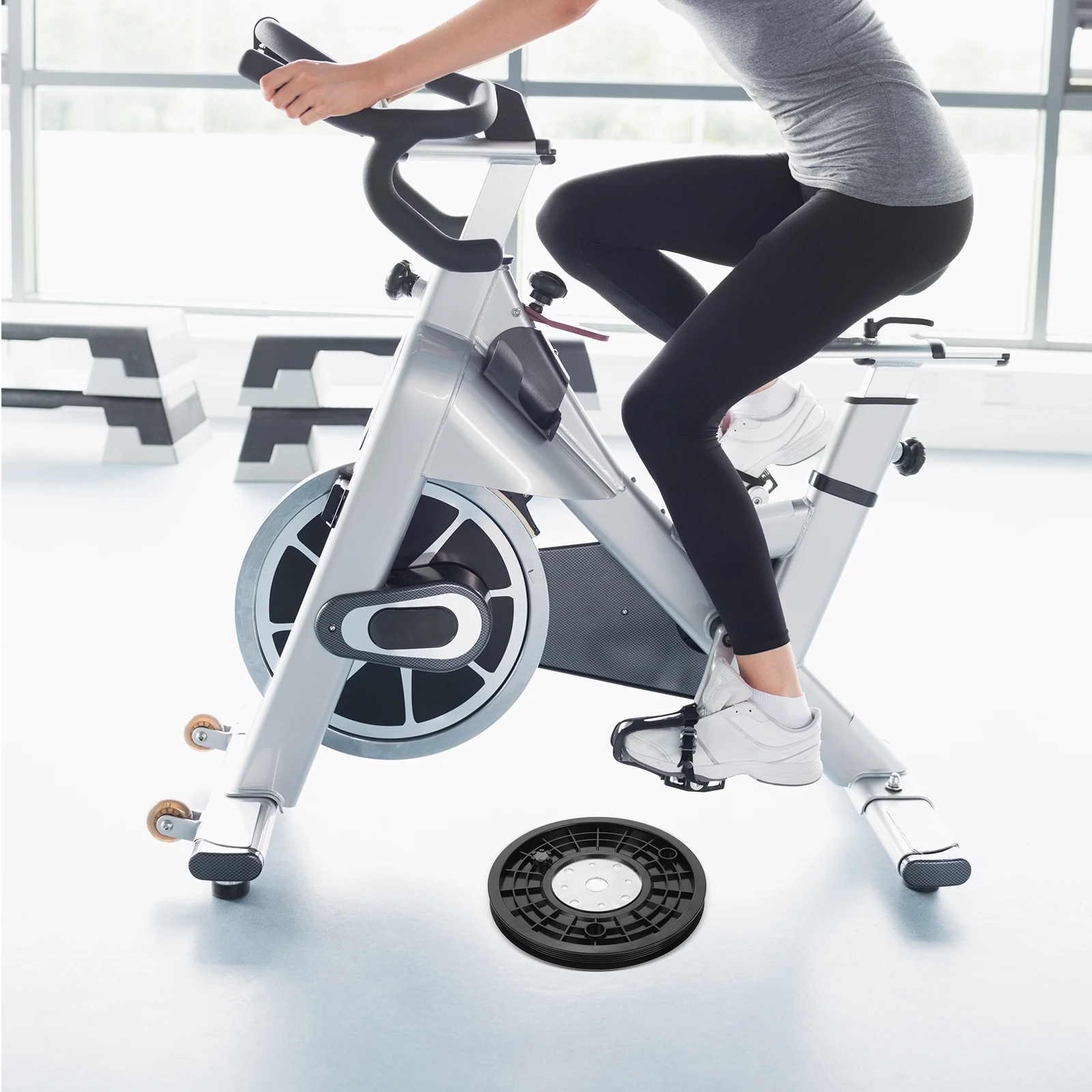 Belt Drive Disc Wheel Durable Smooth Transmission Gym Bike Machine Exercise Cycle Parts Fitness Accessories Black Cable Handles
Belt Drive Disc Wheel Durable Smooth Transmission Gym Bike Machine Exercise Cycle Parts Fitness Accessories Black Cable Handles
