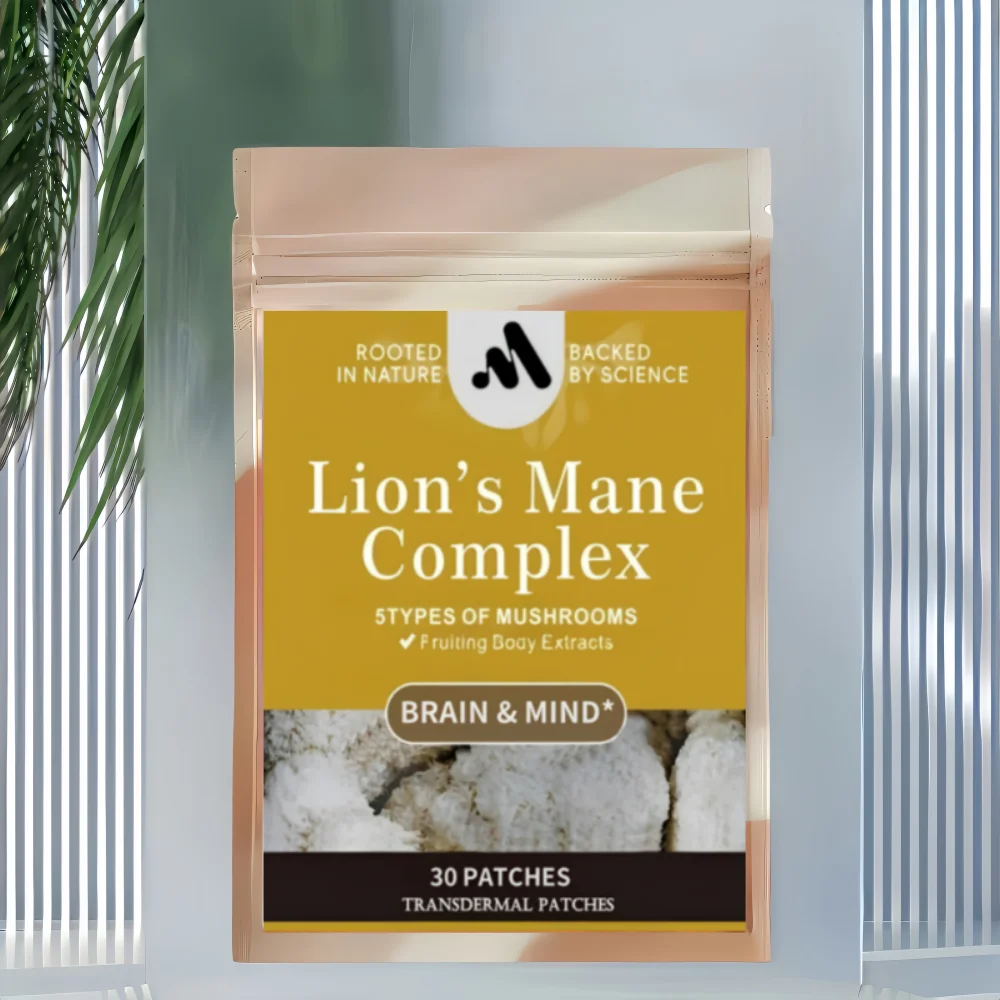 30 Patches Lions Mane Mushroom Transdermal Patches Promotes Mental Clarity, Focus and Memory
30 Patches Lions Mane Mushroom Transdermal Patches Promotes Mental Clarity, Focus and Memory