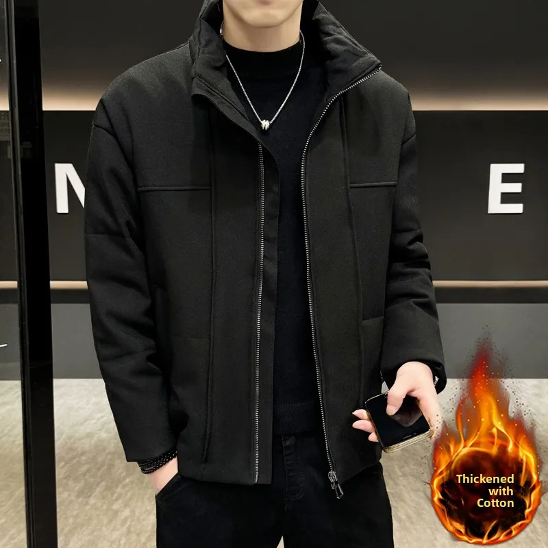 Высококачественная утепленная хлопковая куртка для мужчин: модный дизайн, осенне-зимняя новинка, теплая хлопковая куртка с воротником-стойкой и капюшоном
Высококачественная утепленная хлопковая куртка для мужчин: модный дизайн, осенне-зимняя новинка, теплая хлопковая куртка с воротником-стойкой и капюшоном