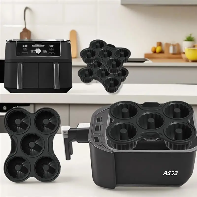 Air Fryer Donut Silicone Baking Pan Donut Mold For Ninja AF400EU AF451EU SL400EU AF500DE And Many Other Air Fryers
Air Fryer Donut Silicone Baking Pan Donut Mold For Ninja AF400EU AF451EU SL400EU AF500DE And Many Other Air Fryers