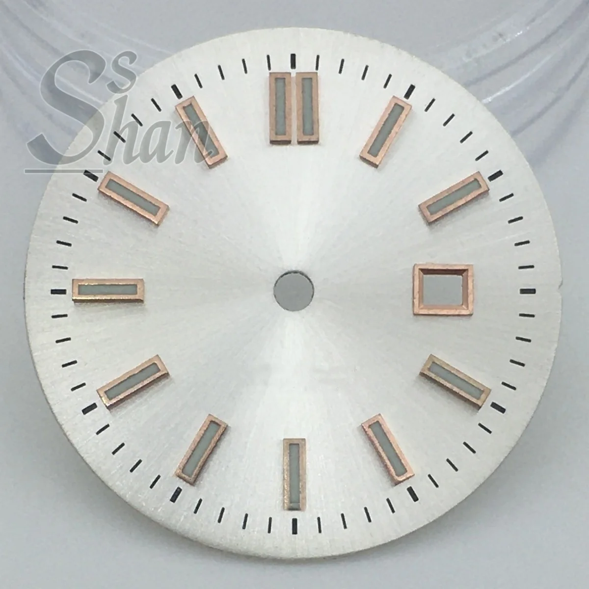 24.5mm Sunburst Watch Dial Black White Rose Ice Blue Pink Rose Gold Dial green Luminous For NH05 Lady's watch accessories
24.5mm Sunburst Watch Dial Black White Rose Ice Blue Pink Rose Gold Dial green Luminous For NH05 Lady's watch accessories