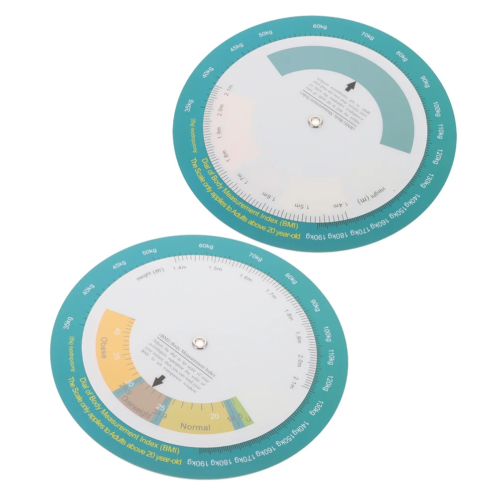 2 шт., колесо индексной таблицы Bmi, настенный калькулятор для измерения веса тела, инструмент для управления диетами, диаграмма Bmi, калькулятор для диеты, инструмент
2 шт., колесо индексной таблицы Bmi, настенный калькулятор для измерения веса тела, инструмент для управления диетами, диаграмма Bmi, калькулятор для диеты, инструмент