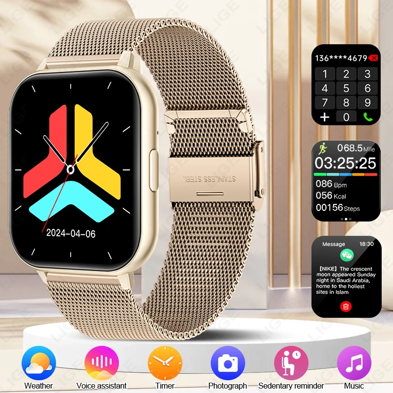 Heart Rate Monitoring Smartwatch 2026 New Bluetooth Call Smart Watch 1.83" HD Large Screen Multiple Sport Mode Fitness Bracelet
Heart Rate Monitoring Smartwatch 2026 New Bluetooth Call Smart Watch 1.83" HD Large Screen Multiple Sport Mode Fitness Bracelet
