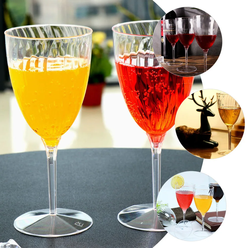 8 Pcs Disposable Wine Glass Transparent Party Plastic Glasses Cups Water Small Drinking
8 Pcs Disposable Wine Glass Transparent Party Plastic Glasses Cups Water Small Drinking
