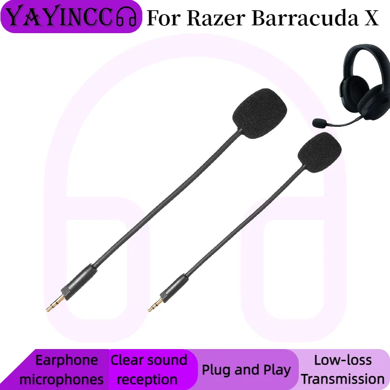 YAYINCC Replacement Gaming Mics 3.5mm Game Microphone For Razer Barracuda X Detachable microphone rod plug and play MIC
YAYINCC Replacement Gaming Mics 3.5mm Game Microphone For Razer Barracuda X Detachable microphone rod plug and play MIC