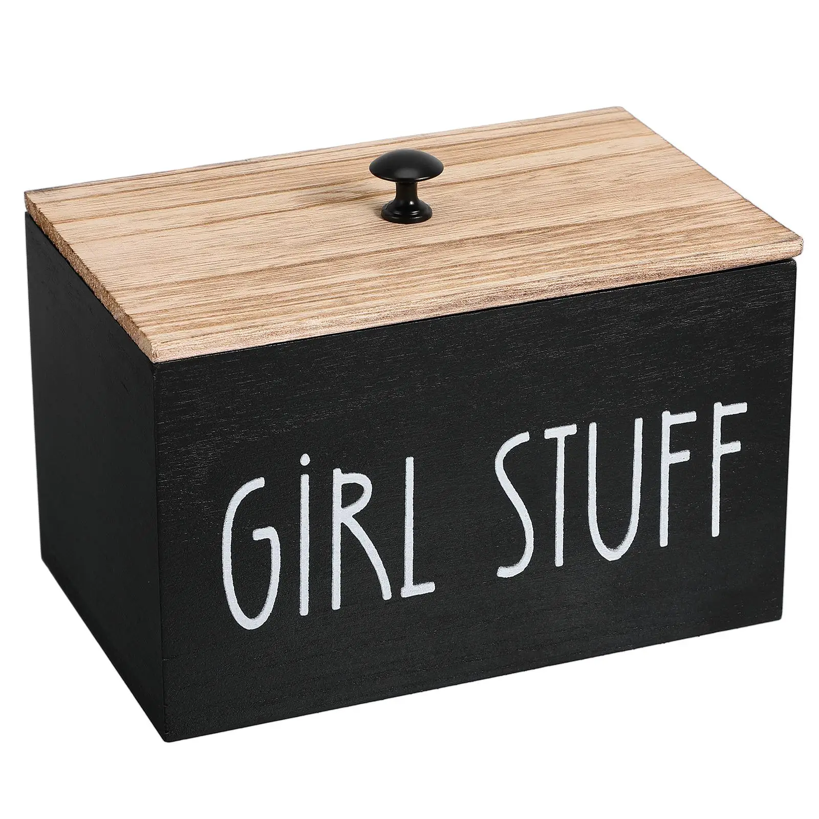 Sanitary Napkin Storage Box Tampon Holder Bathroom Pad Organizer Cotton Swab Container Wood Storage Lid Adjustable Privacy
Sanitary Napkin Storage Box Tampon Holder Bathroom Pad Organizer Cotton Swab Container Wood Storage Lid Adjustable Privacy