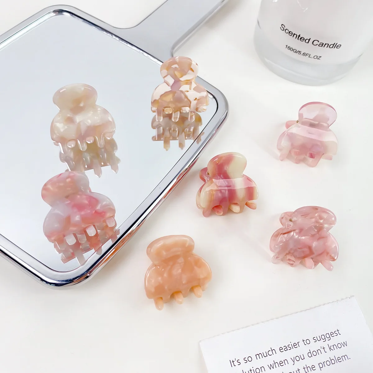 Мини-ацетатные когти, 2 шт., милые заколки для волос в корейском стиле дофамина для девочек 
Мини-ацетатные когти, 2 шт., милые заколки для волос в корейском стиле дофамина для девочек