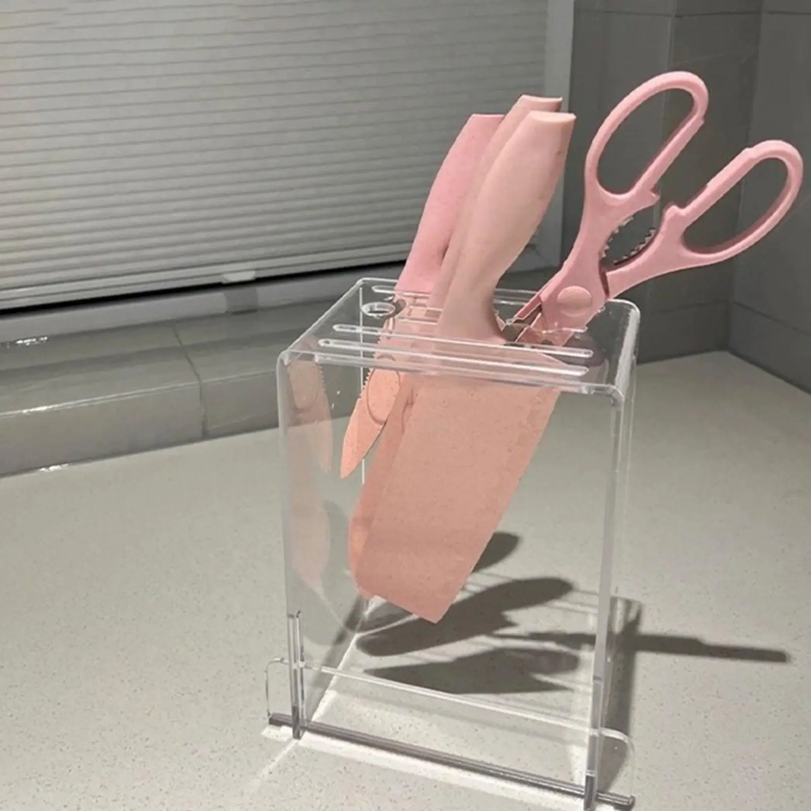 Acrylic Cutlery Display Stand Large Capacity Kitchen Organizer Transparent Storage Shelf for Table Cutlery Collection
Acrylic Cutlery Display Stand Large Capacity Kitchen Organizer Transparent Storage Shelf for Table Cutlery Collection