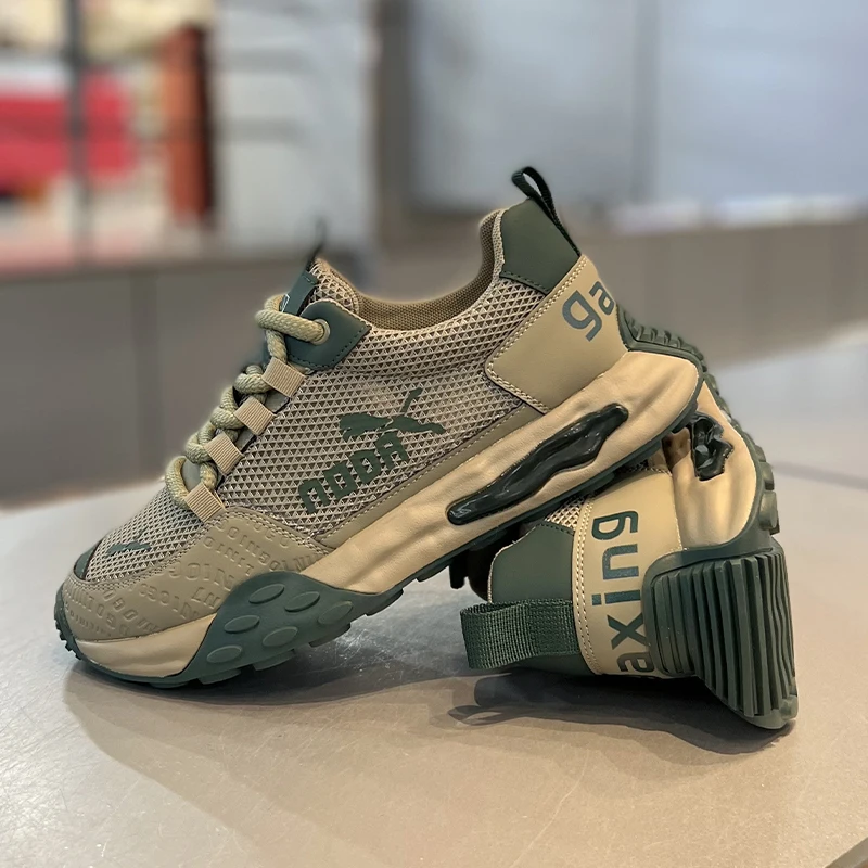 Rotary Buckle Thick Sole Sneakers Unisex Shock Absorbing Non Slip Fitness Outdoor Racing Walking Running Shoes
Rotary Buckle Thick Sole Sneakers Unisex Shock Absorbing Non Slip Fitness Outdoor Racing Walking Running Shoes