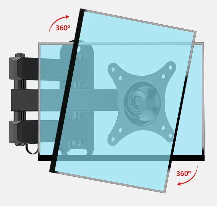 Hot salesUniversal computer LCD monitor stand wall mounted rotating retractable gimbal wall-mounted shelf
Hot salesUniversal computer LCD monitor stand wall mounted rotating retractable gimbal wall-mounted shelf