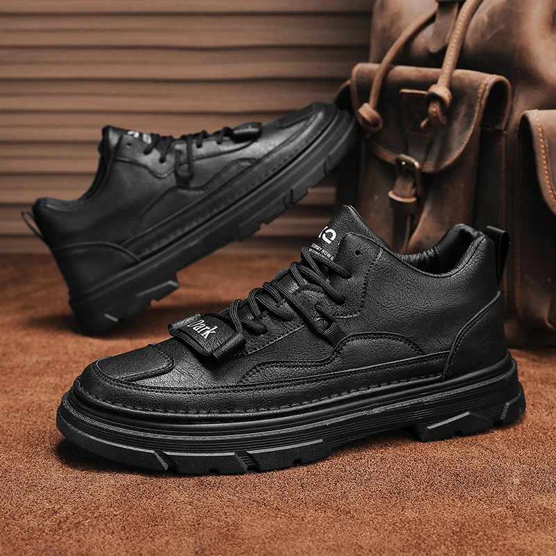 Men's Lightweight Comfortable Work Shoes Non Slip Sneakers for Outdoor Trailing Trekking Walking
Men's Lightweight Comfortable Work Shoes Non Slip Sneakers for Outdoor Trailing Trekking Walking