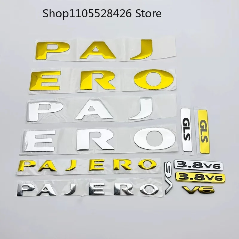 Car Front Hood Silver Gold 3.8 V6 GLS Rear Boot Letters Nameplate For Pajero V73 V93 V97 V31 V32 V33 Emblem Sticker Accessories
Car Front Hood Silver Gold 3.8 V6 GLS Rear Boot Letters Nameplate For Pajero V73 V93 V97 V31 V32 V33 Emblem Sticker Accessories