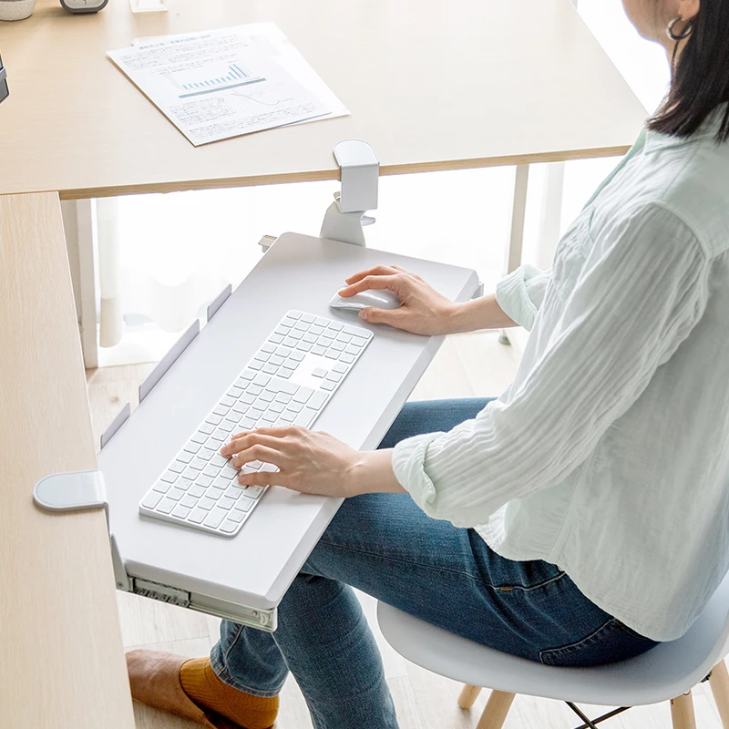 Pull Out Slide Keyboard Tray Under Desk Mouse Holders Ergonomic Office Keyboard Storage Organizer Hide Expansion Board
Pull Out Slide Keyboard Tray Under Desk Mouse Holders Ergonomic Office Keyboard Storage Organizer Hide Expansion Board