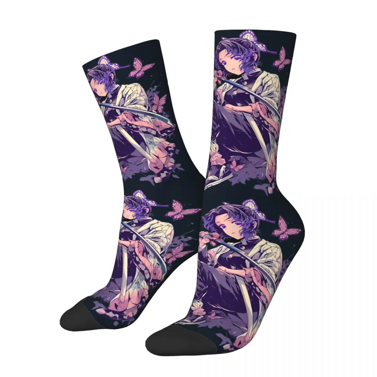 Shinobu Kocho Cartoon Demon Slayers Socks Men's Women's Fashion Anime Socks Spring Summer Autumn Winter Middle Tube Socks Gifts
Shinobu Kocho Cartoon Demon Slayers Socks Men's Women's Fashion Anime Socks Spring Summer Autumn Winter Middle Tube Socks Gifts